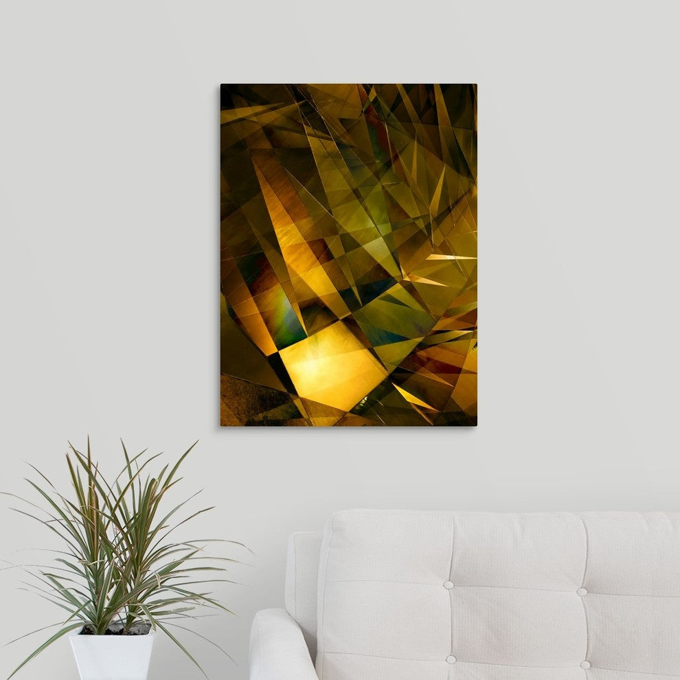 "Amber Fire" Wrapped Canvas Art Print, 18"x24"x1.5"