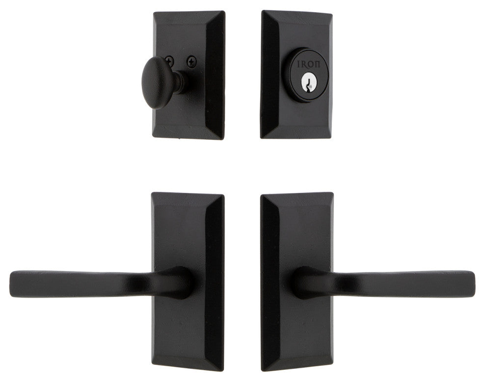 Ageless Iron Vale Plate Combo Pack Lance Lever, Black Iron