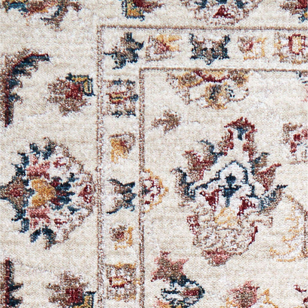 Heirloom Sarouk Area Rug, Multi, 2'x2'11"