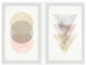 The Luminous Shapes Diptych, 16"x12"