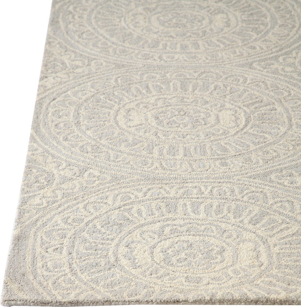 Galleria 7866-140 Area Rug, Silver, 3'3"x5'3"