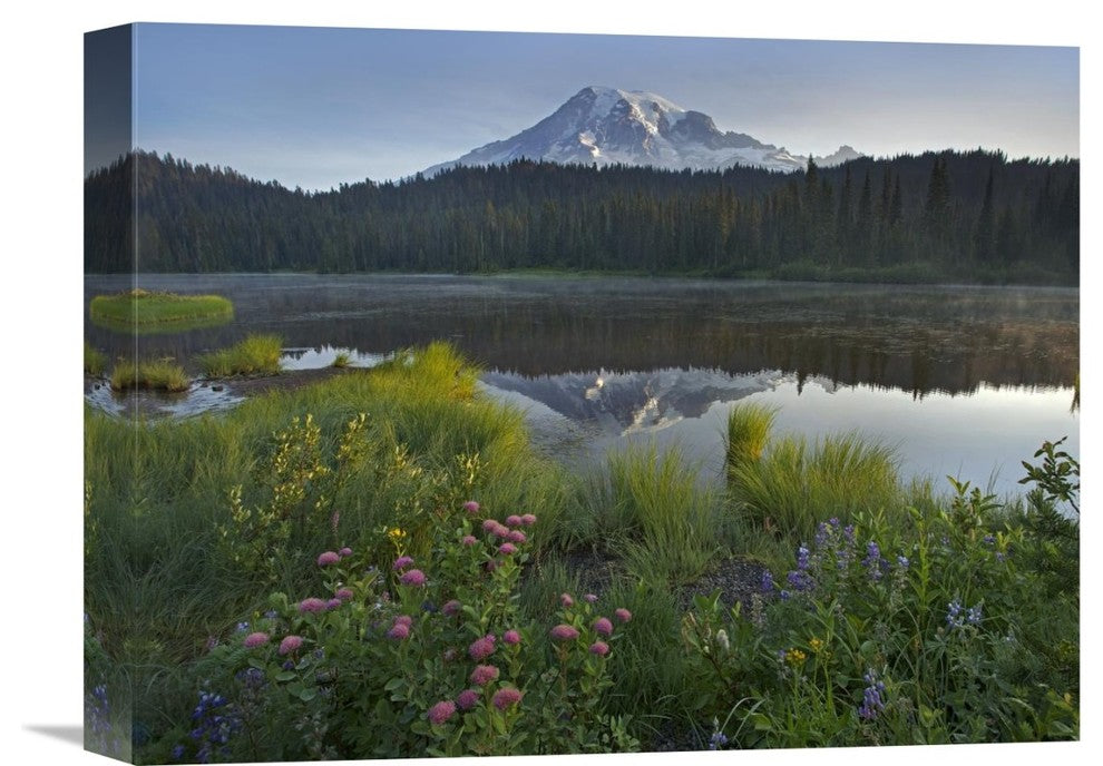 "Mount Rainier And Reflection Lake, Mount Rainier National Park, WA" Artwork