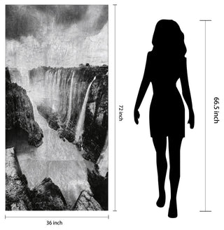 "King of the Jungle" Reverse Printed Tempered Glass With Silver Leaf