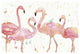 "Flamingo Fever I" Digital Paper Print by Anne Tavoletti, 20"x14"