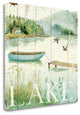 "Lakeside II" By Daphne Brissonnet, Giclee Print on Gallery Wrap Canvas