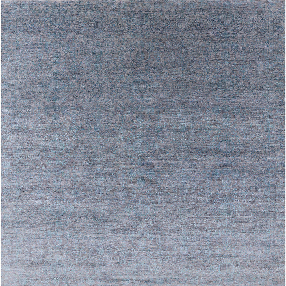 Ahgly Company Indoor Square Mid-Century Modern Area Rugs, 7' Square