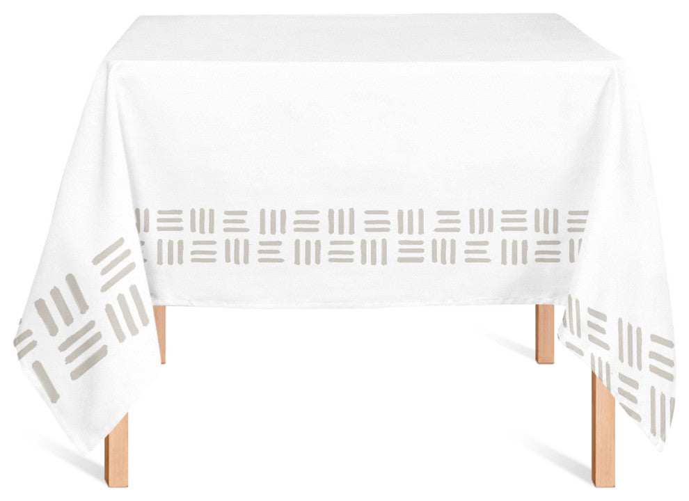 Wicker Border 58x58 Tablecloth