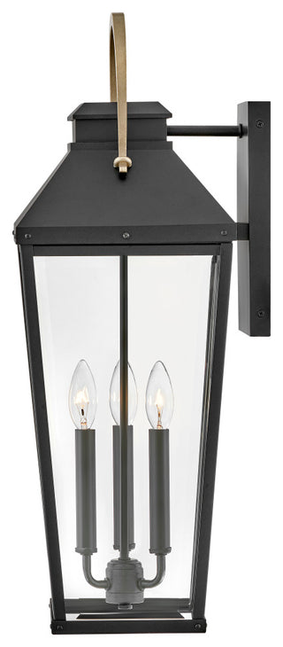Hinkley Dawson Large Wall Mount Lantern, Black