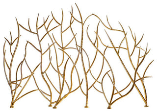 Uttermost Gold Branches Decorative Fireplace Screen, 18796