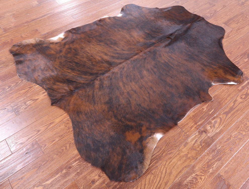 Brindle Natural Cowhide Rug 6' 2" X 5' 6" C2296