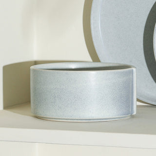 Stone Lain Bao Stoneware Bowl Set of 4, Blue-Grey