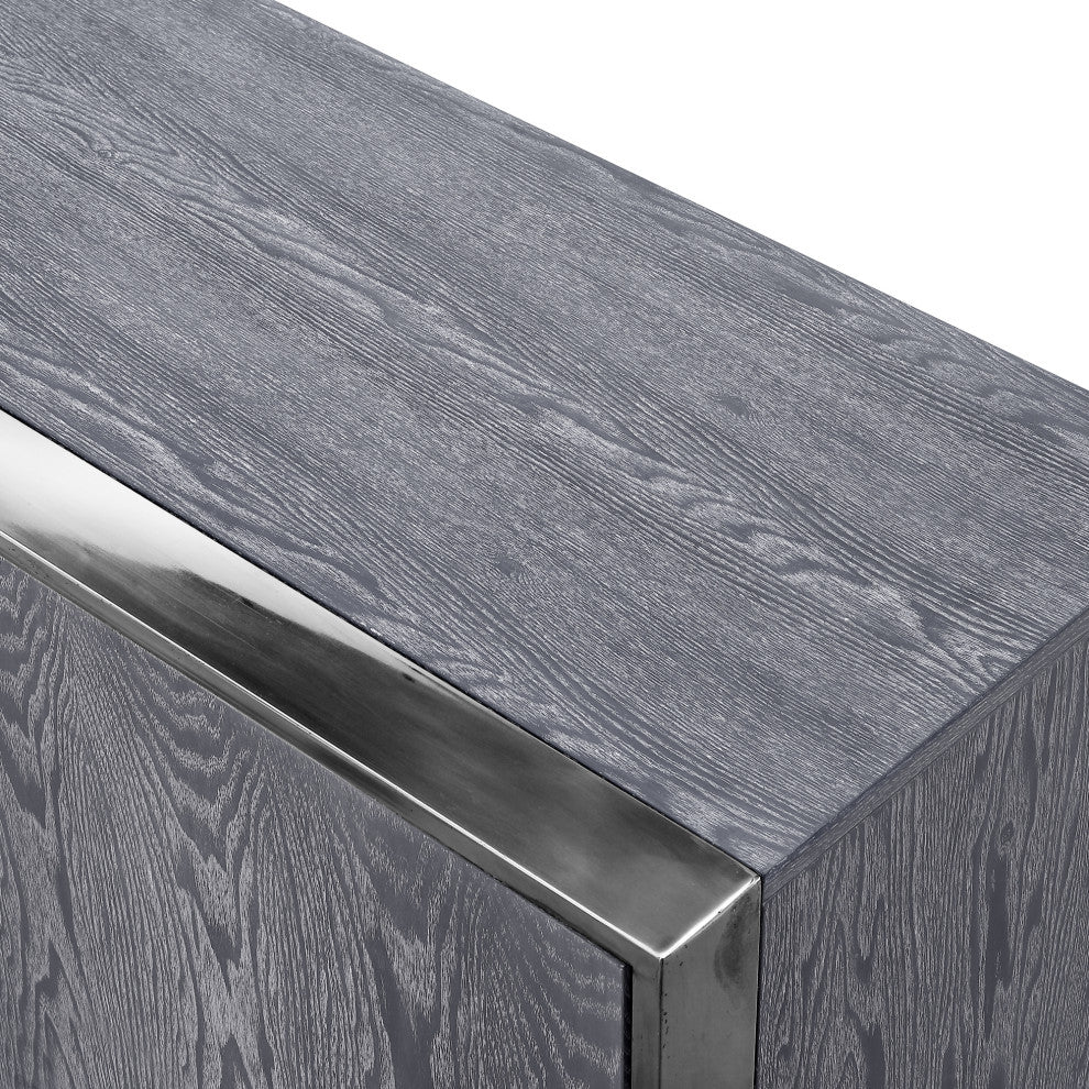 Ori Sideboard, 4 Doors, Ash Grey