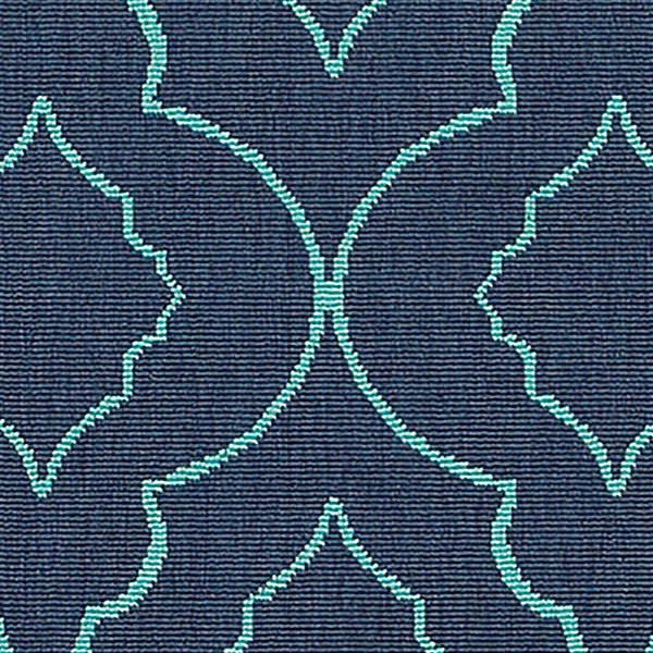 Meridian 7541B, Navy/Blue, 7'10"x10'10"