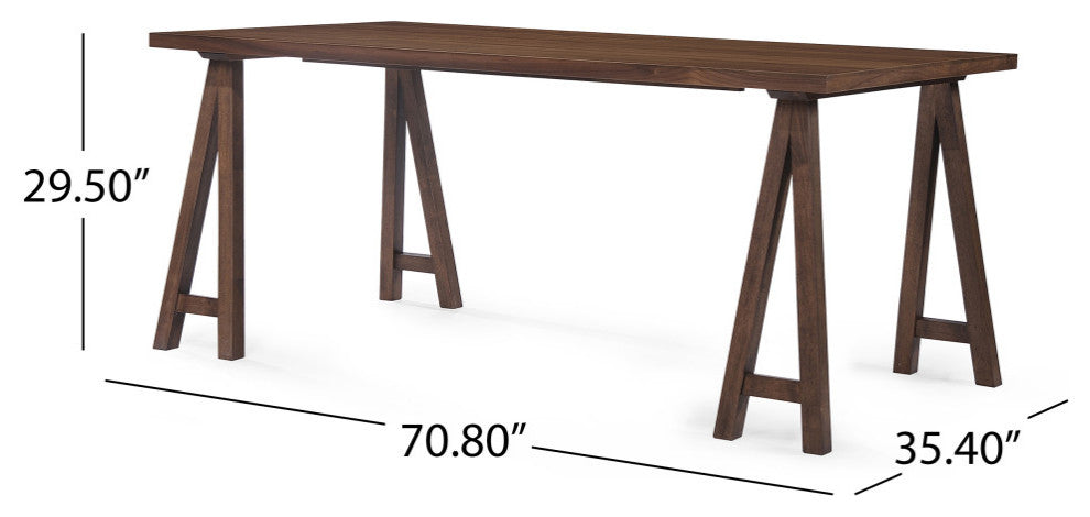 Dash Mid-Century Modern 7 Piece Dining Set, Walnut/Mint