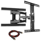 Full Motion Articulating TV Wall Tilt Mount Bracket Tilting 42-70" w/HDMI cable