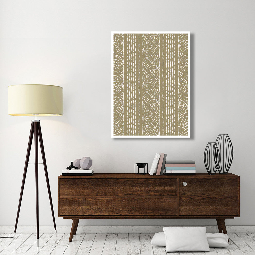 "Batik II Patterns" Digital Paper Print by Daphne Brissonnet, 38"x50"