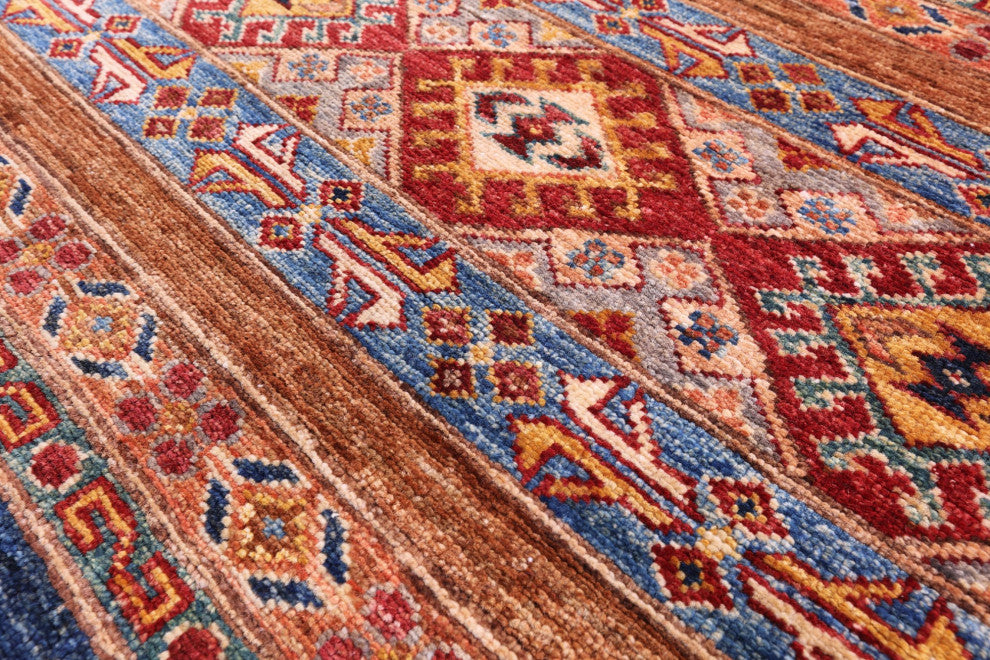 Runner Super Kazak Khorjin Handmade Wool Rug 2' 9" X 9' 9" Q10851