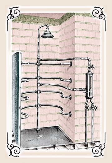 Pink Shower- Gallery Wrapped Canvas Art 28" x 42"