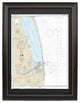 Nautical Chart, Southern Part of Laguna Madre, Poster Framed
