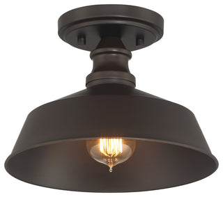 1-Light Ceiling Light, Oil Rubbed Bronze