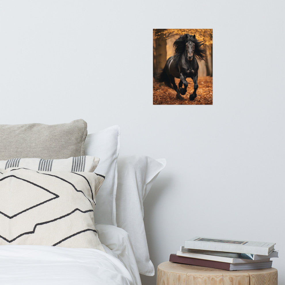 A Brush with Freedom Rustic Photorealism Digital Artwork Loose Art Print, 11" X 14"