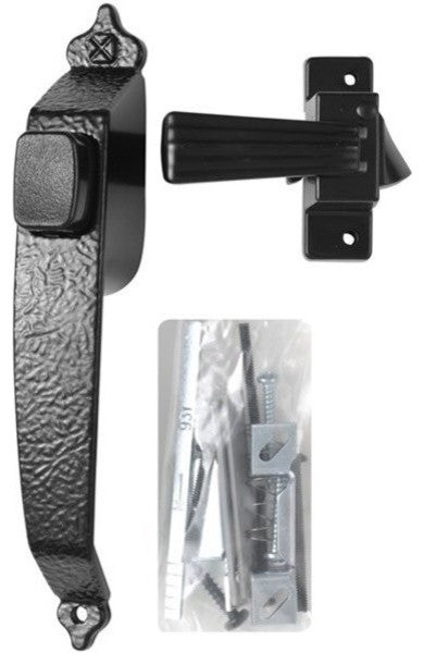 Wright Products™ VC333BL Colonial Tie-Down Push Button Door Latch, Black