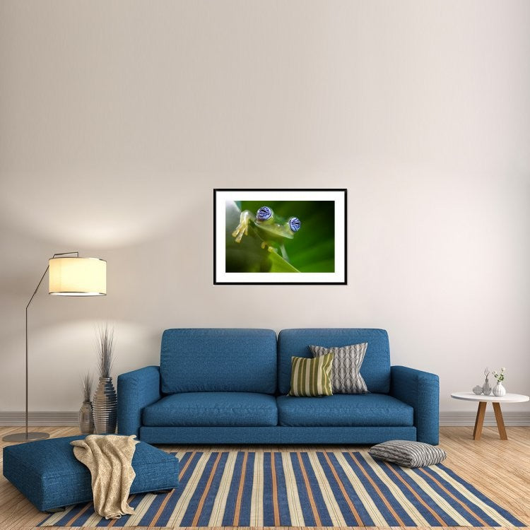 "Im a bit shy" Framed Digital Print by Ghizzi Panizza Alberto, 44x32"