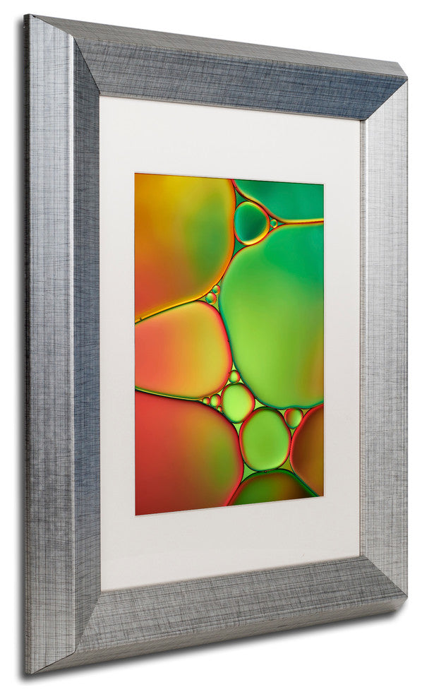 Cora Niele 'Stained Glass II' Matted Framed Art