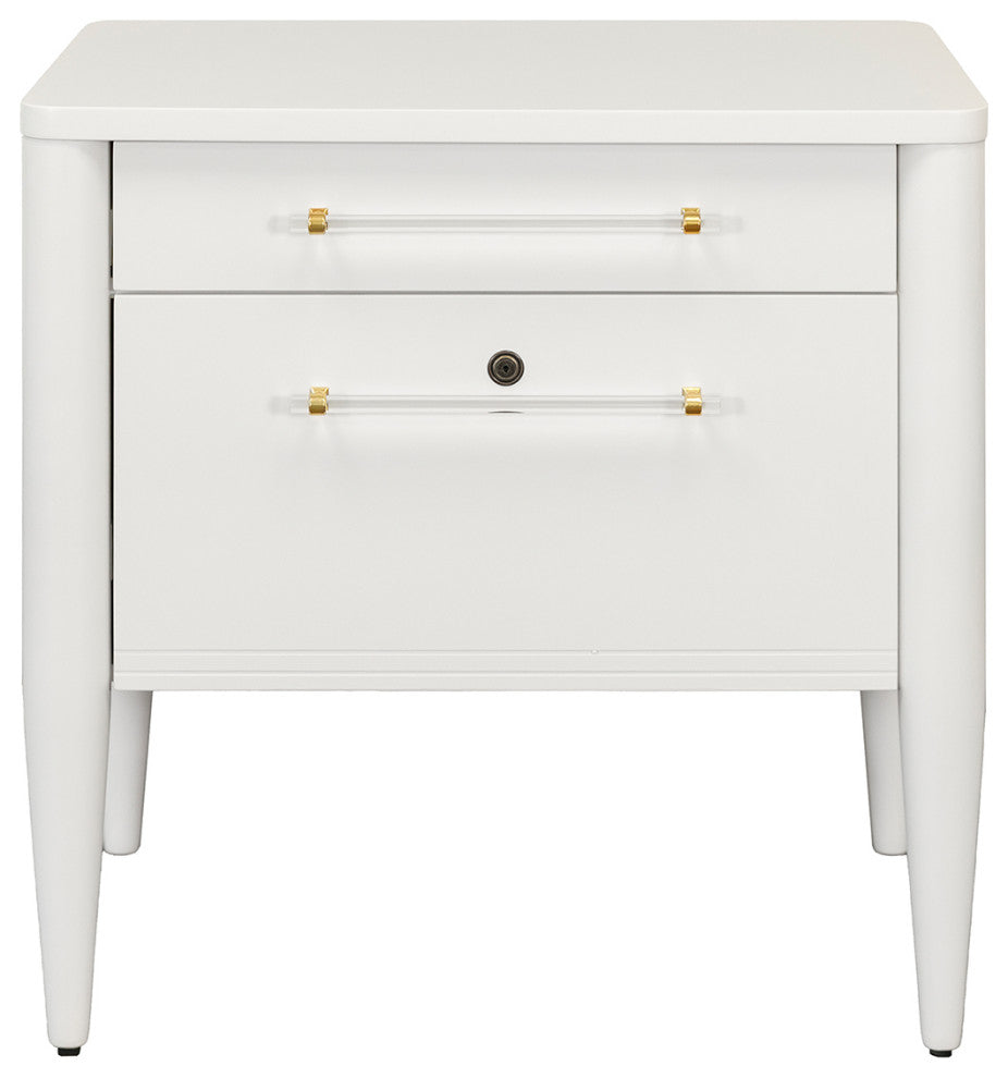 Contemporary Lateral File, Office Lateral File, Accent Storage, White