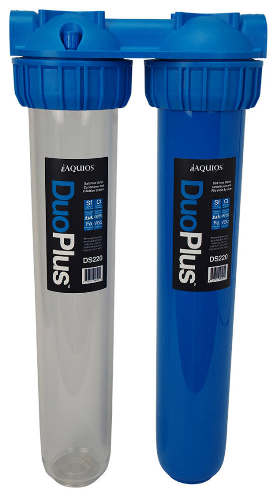 Aquios DuoPlus DS220 Salt Free Water Conditioner and Filter System
