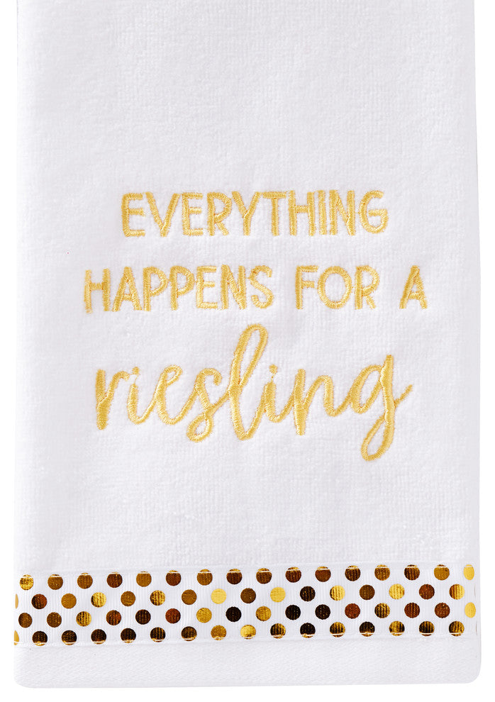 SKL Home 2-Piece Everything Happens Hand Towel Set