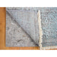 Wool and Pure Silk Hand Knotted Gray Broken Persian XL Runner Rug, 2'7" x 14'0"