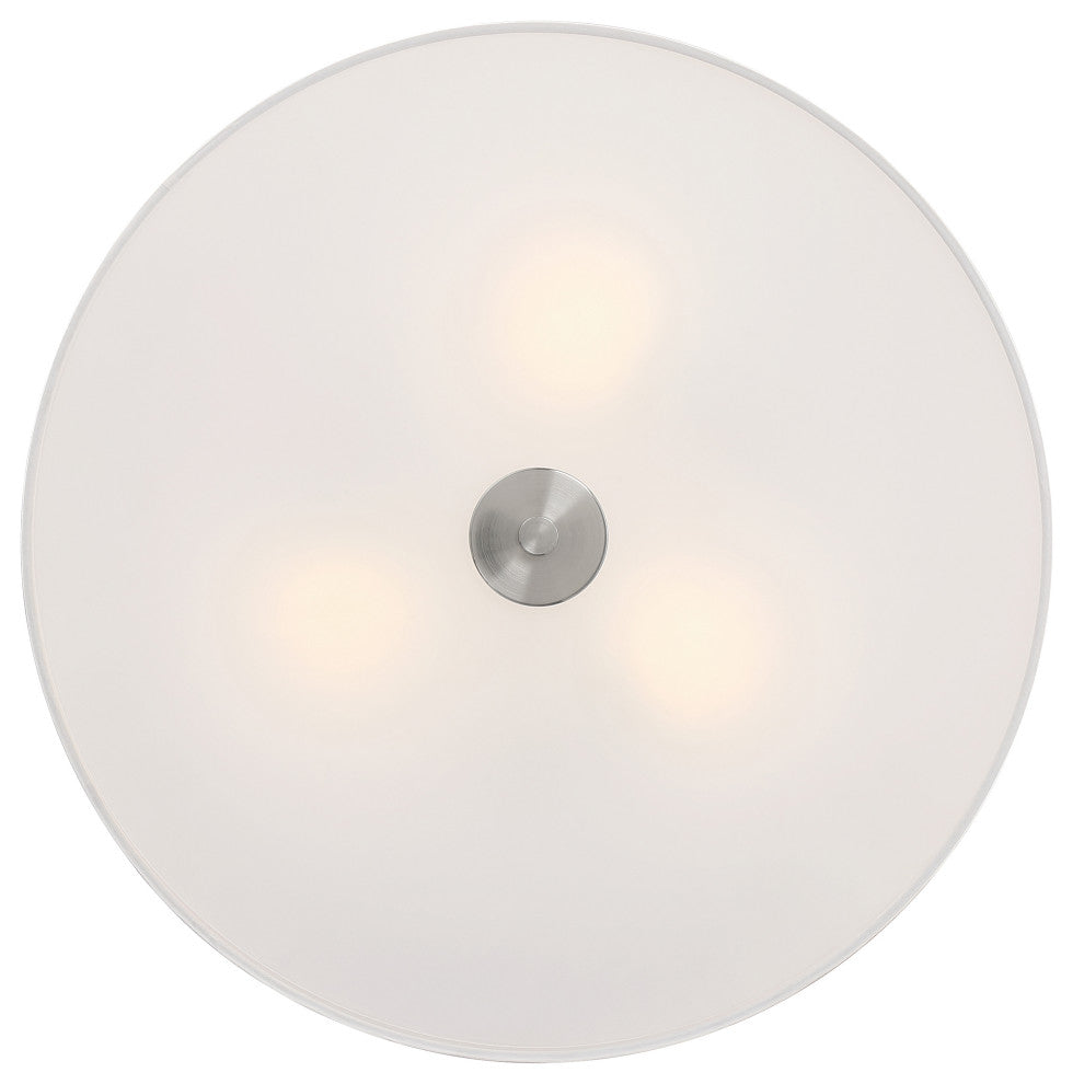 Access Mid Town 3-Light LED Flush Mount Antique Brushed Brass