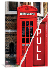 "Dual Torn Series Pull London Booth" by Philippe Hugonnard, 26x18x1.5, 1-Piece