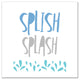 Splish Splash 24x24 Canvas Wall Art
