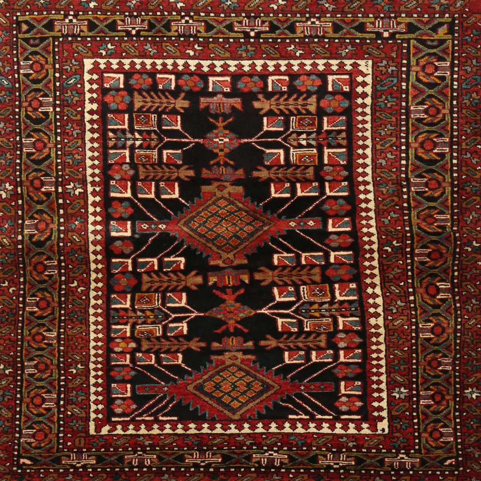 Ahgly Company Indoor Square Traditional Area Rugs, 5' Square