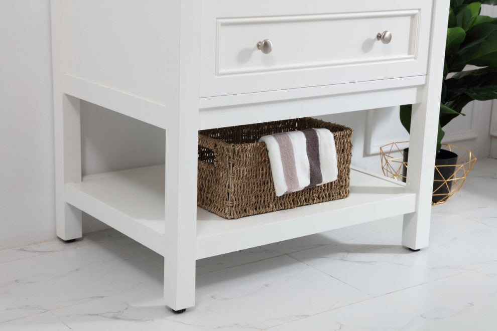 Matilda 30" Single Bathroom Vanity Set, White