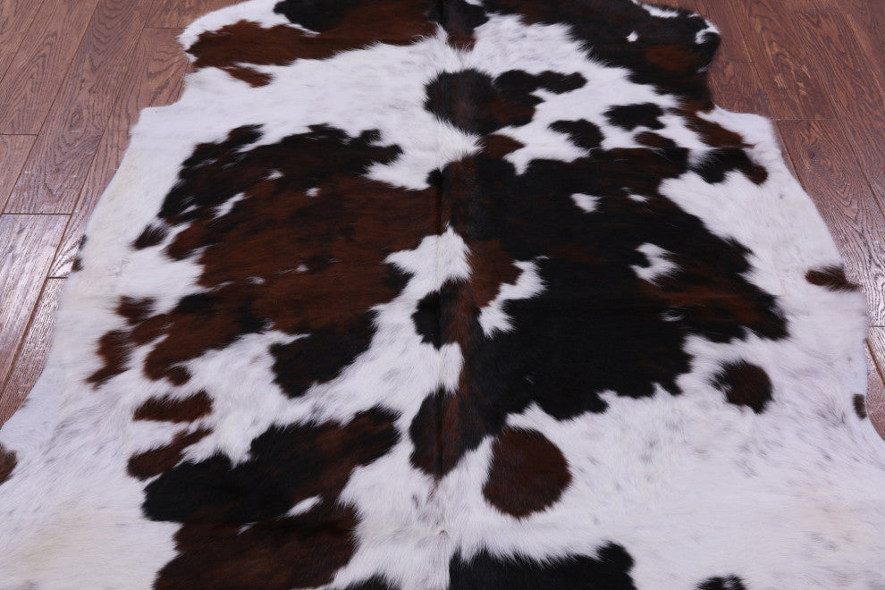 6' 6" X 5' 4" Natural Cowhide Rug C2260