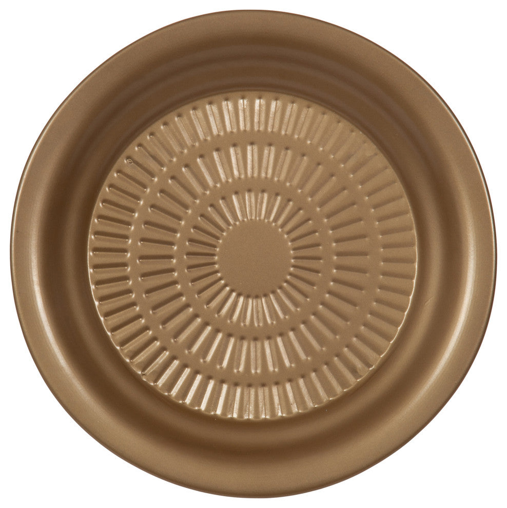 Mahdavi Plant Stand Table, Gold, 12x12x27