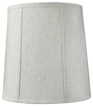Drum Shade 1 12"x14"x15", Textured Oatmeal