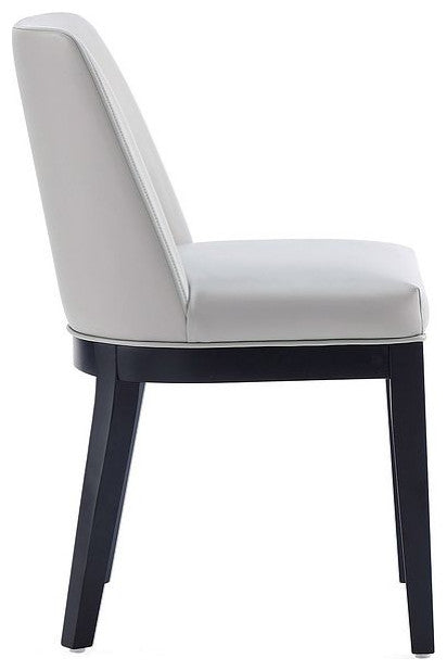 Manhattan Comfort Gansevoort Dining Chairs, Light Gray, Set of 2