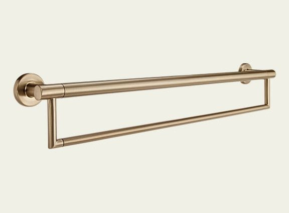 Delta 24" Towel Bar With Assist Bar, Champagne Bronze
