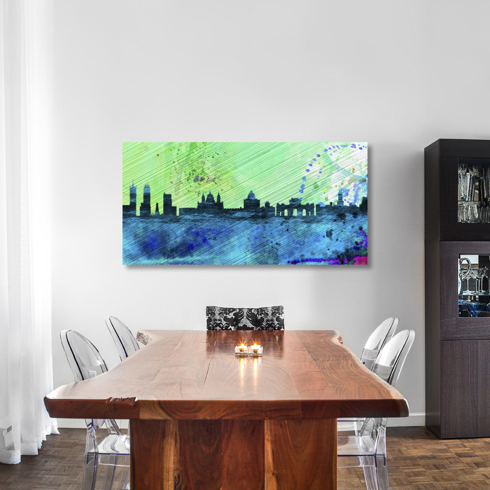 "Madrid City Skyline" Fine Art Print