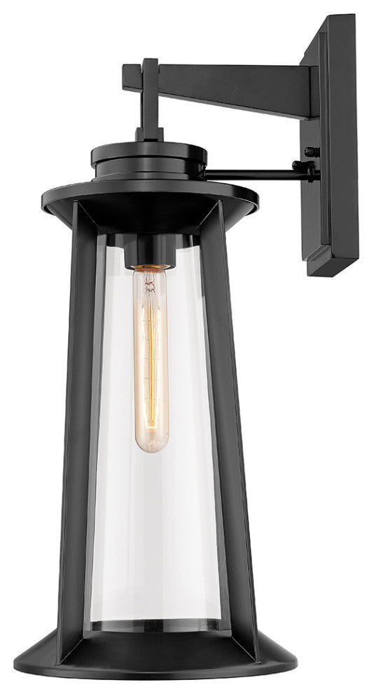 Bolling 1 Light 22" Tall Powder Coat Black Outdoor Wall Sconce