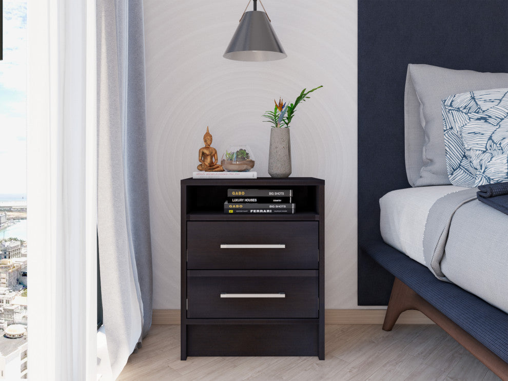 Leyva Nightstand, Black
