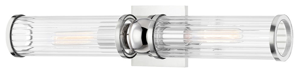 Hudson Valley Lighting 5272 Malone 2 Light 5"W Bath Bar - Polished Nickel