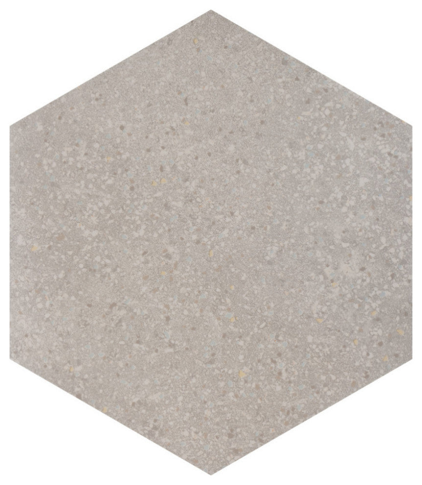 Palazzo Hex Luce Porcelain Floor and Wall Tile