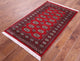 3' 1" X 5' 1" Hand Knotted Signed Silky Bokhara Wool Rug - Q13762