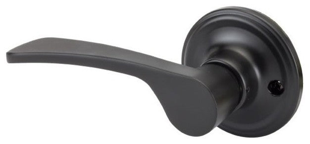 Scandinavian Style Left-Hand Dummy Lever, Black