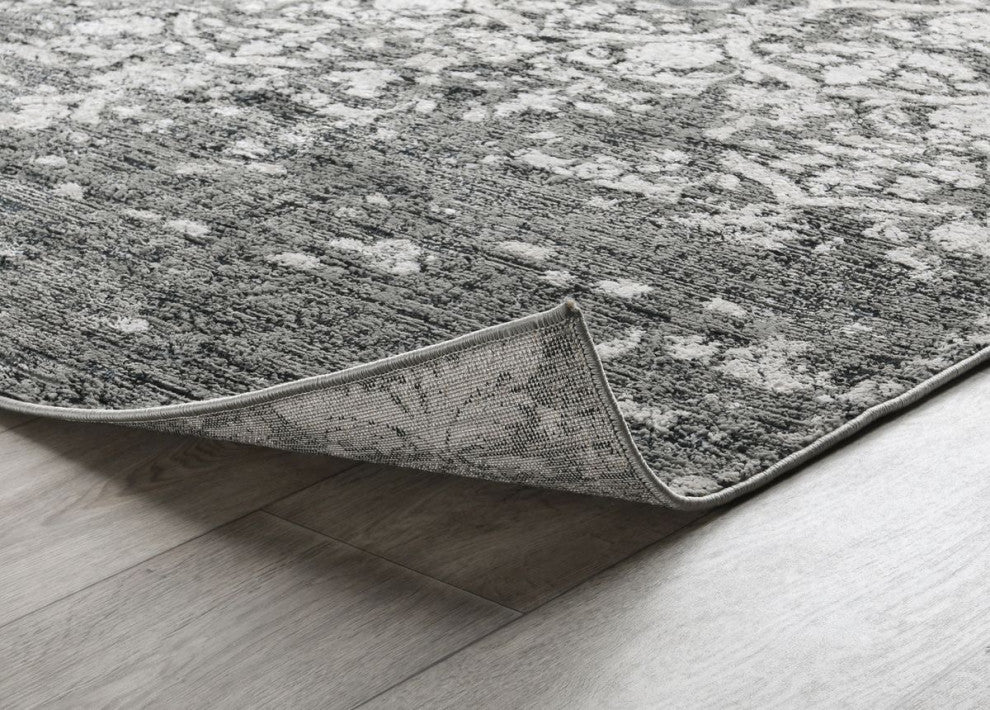 Classic Home Evry Black/Gray 4x6 Rug